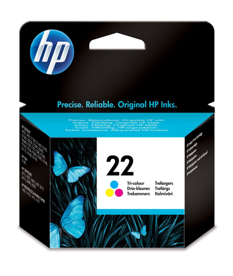 HP Ink Cart 22/3c Small 1pk