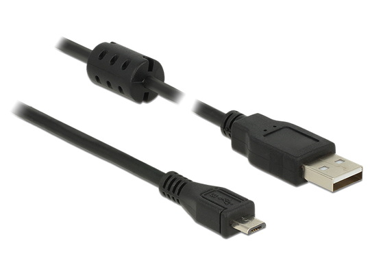 This USB Cable By Delock Enables The Connection Between A Device With A Micro USB Connector And A PC