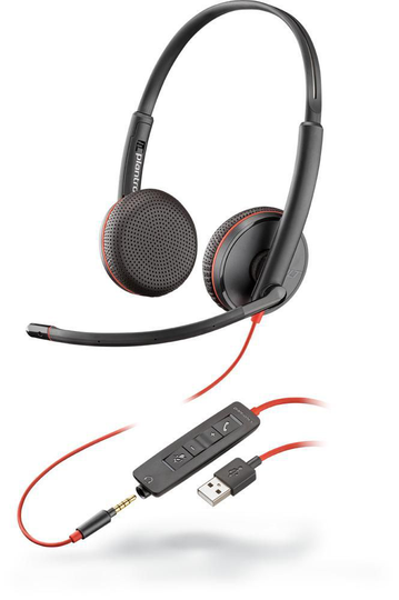 Poly, Blackwire C3225, Stereo, USB-A, No Stand