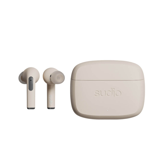 SUDIO Headphone In-Ear N2 Pro True Wireless ANC Sand