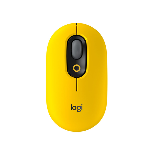 LOGI POP Mouse With Emoji Blast Yellow