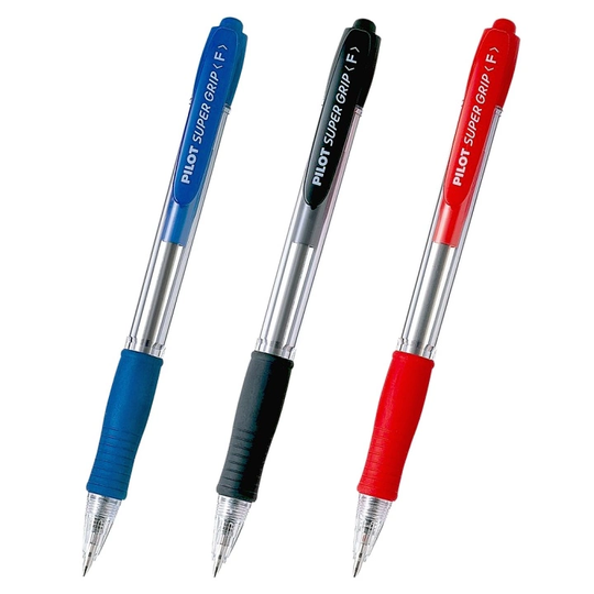 Pilot Kuulakärkikynä Super Grip Fine Red