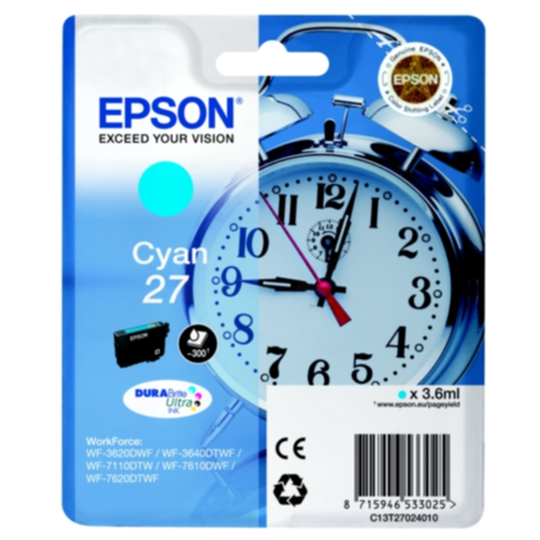 Epson 27 Mustepatruuna syaani, 300 sivua