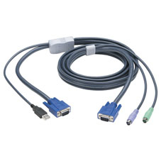 BLACK BOX KVM FLASH CABLE - VGA, PS/2 TO USB, 6-FT. (1.8-M)