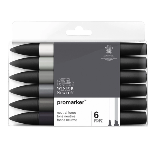 Promarker ProMarker 6-setti Neutral Grey tones
