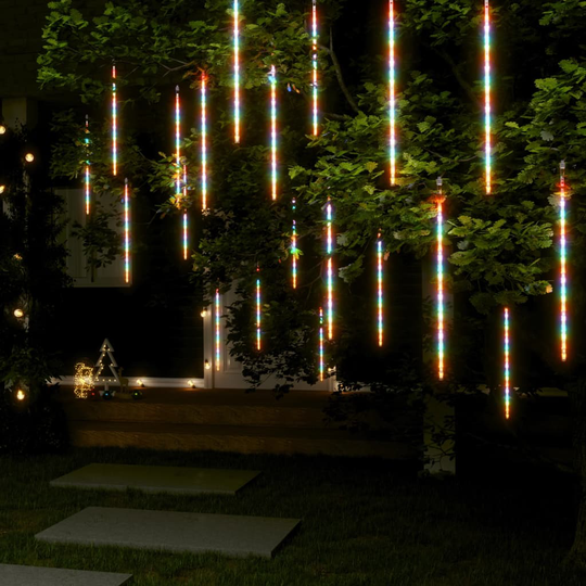 vidaXL Meteorivalot 20 kpl 50 cm 720 x LED värikäs sisä/ulko