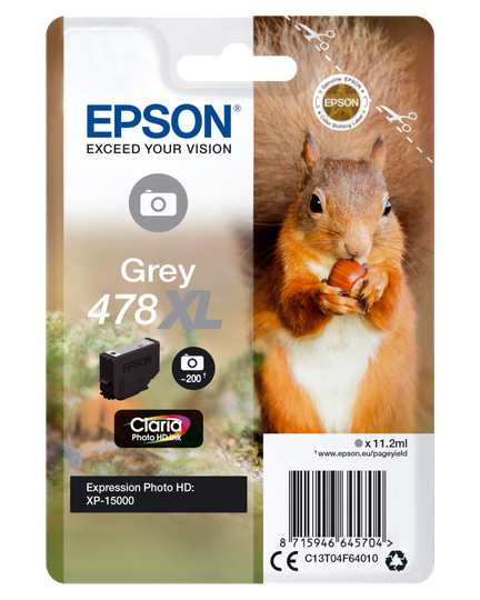 EPSON SQUIRREL 478 XL GREY SINGLE