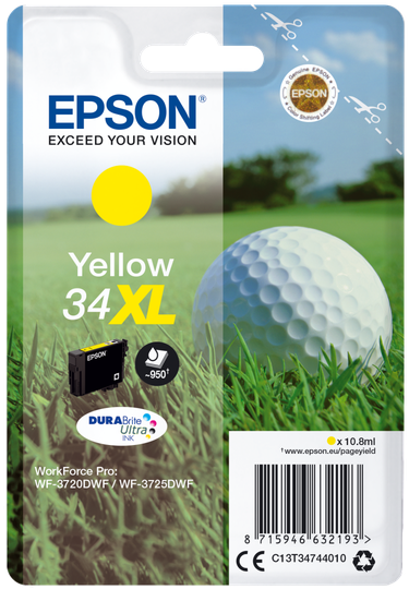 EPSON 34XL Ink Yellow 10,8ml Blister