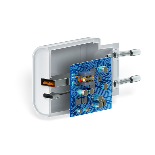 Forever Core Ultranopea seinälaturi USB Type-C PD + QC3.0 20W valkoinen