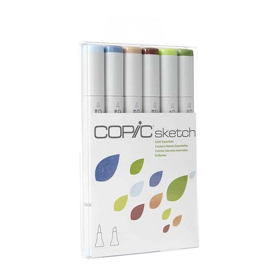 Copic Sketch 6 kpl Earth Essentials