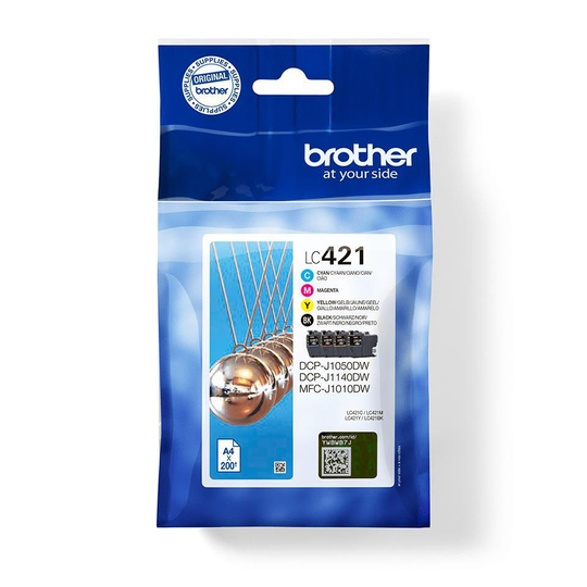 LC421VAL CMYK Ink Cartridges Multipack