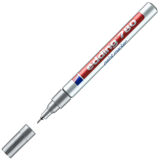 Edding 780 Paint Marker Metallipäällysteisellä kärjellä 001 svart