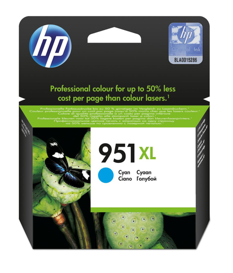 HP 951XL Cyan Officejet Ink Cartridge