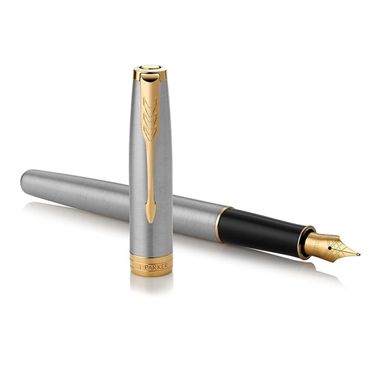 Parker Sonnet Teräs/Kulta Täytekynä Medium
