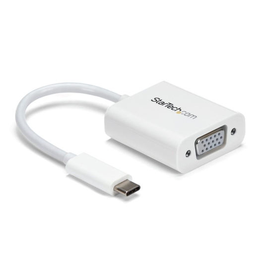 STARTECH USB-C To VGA Adapter - White