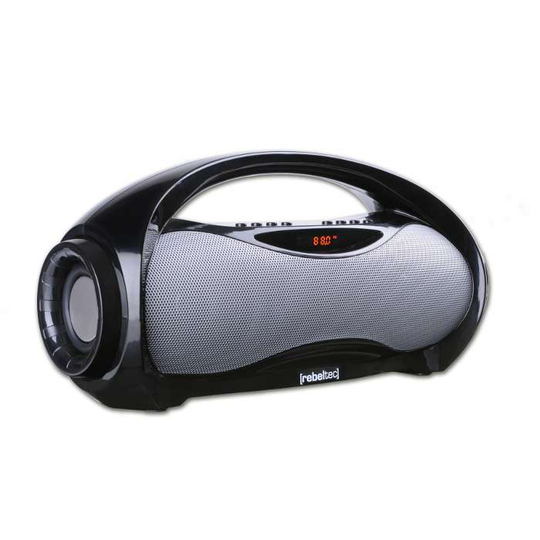 REBELTEC Soundbox 320 - Boombox Multimediasoitin BT / FM / USB