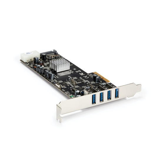 STARTECH PEXUSB3S44V 4 Port Quad Bus PCI
