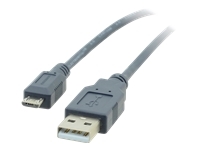 KRAMER C-USB/MICROB-6 USB 2.0 A(M) TO MICRO-B(M) MALE-6FT 1.8M