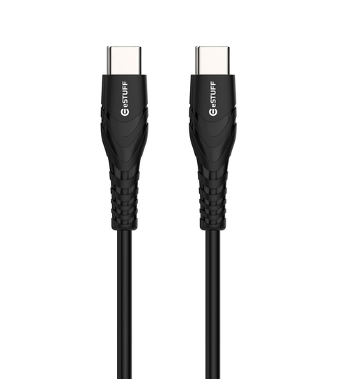 ESTUFF USB-C - C Cable 2,0m Black