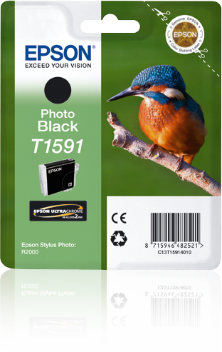 EPSON Ink Photo Black No. T1591 17ml