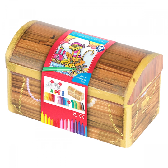 Faber-Castell Tussikynät Connector 33-setti Aarrearkku