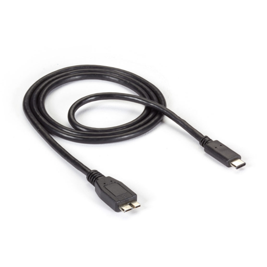 BLACK BOX USB 3.1 CABLE - TYPE C MALE TO USB 3.0 MICRO B, 5-GPBS, 1-M (3.2-FT.)
