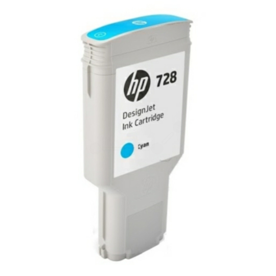 HP 728 Mustepatruuna syaani