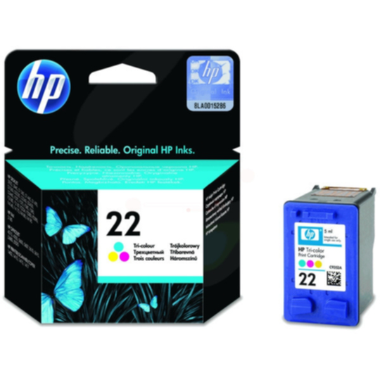 HP 22 Mustepatruuna 3-väri, 165 sivua