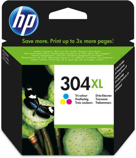 HP 304XL Tri-color Ink Cartridge