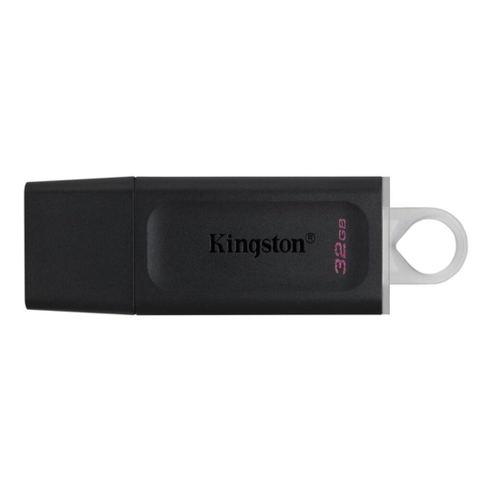 DataTraveler Exodia USB-muisti, 32 GB, USB 3.2 Gen 1, Musta/valkoinen