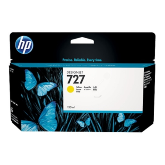 HP 727 Mustepatruuna keltainen, 130 ml