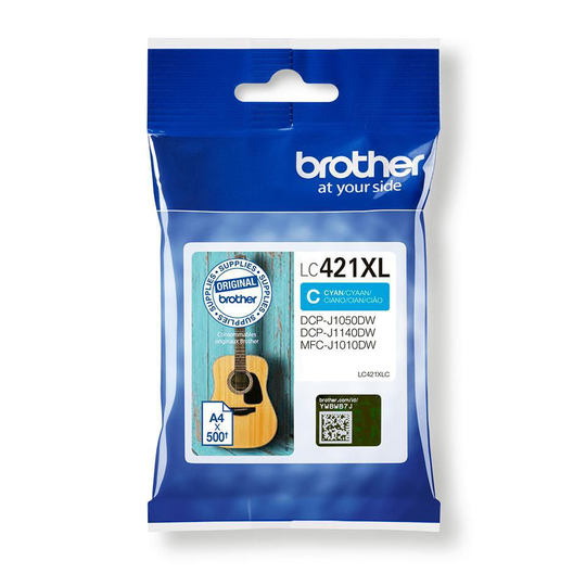 BROTHER 500-page Cyan Ink Cartridge