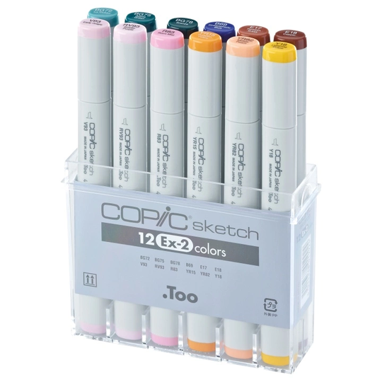 Copic Sketch 12-setti Ex-2