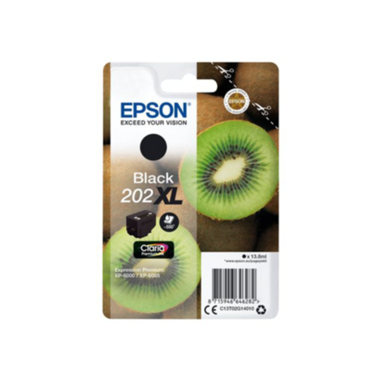 Epson 202XL Mustepatruuna musta, 13,8 ml