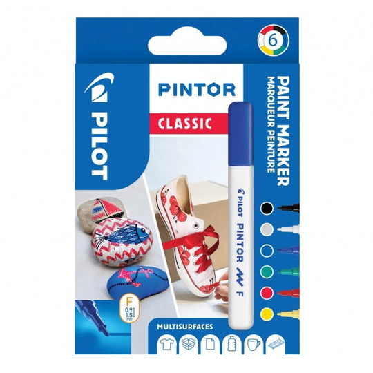 Pilot Pintor Fine 6 kpl Regular