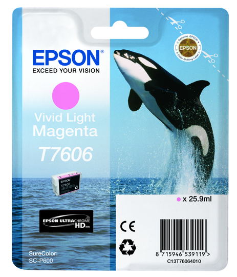 EPSON Ink T7606 Vivid Light Magenta