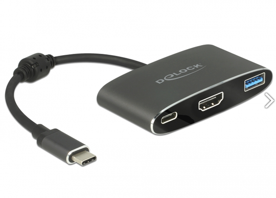 AdaptUSB Type-C Ma>HDMI Fe DP Alt Mode+USB TypeA+USB TypeC