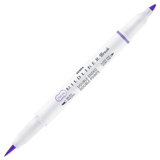 Zebra Mildliner Brush Pen Dark Grey