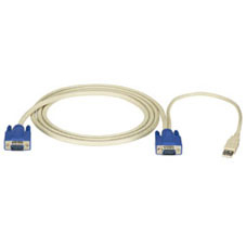 BLACK BOX KVM CPU CABLE - EC SERIES, VGA, USB, 6-FT. (1.8-M)