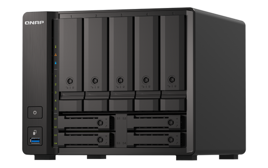 9-bay NAS, AMD Ryzen V1500B 4C 8T 2.2GHz