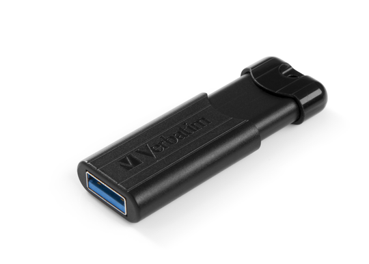 PinStripe USB Flash Drive, 32GB, USB 3.0, Retractable Connect