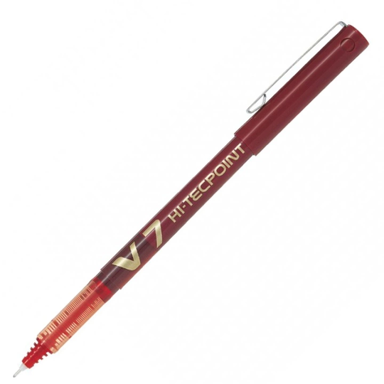 Pilot Hi-Tecpoint V7 Rollerball Red