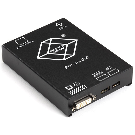 BLACK BOX KVM EXTENDER RECEIVER - DVI-D, USB, DUAL-ACCESS, CATX