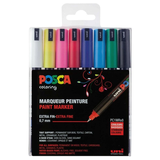 Posca Posca PC-1MR 8-setti