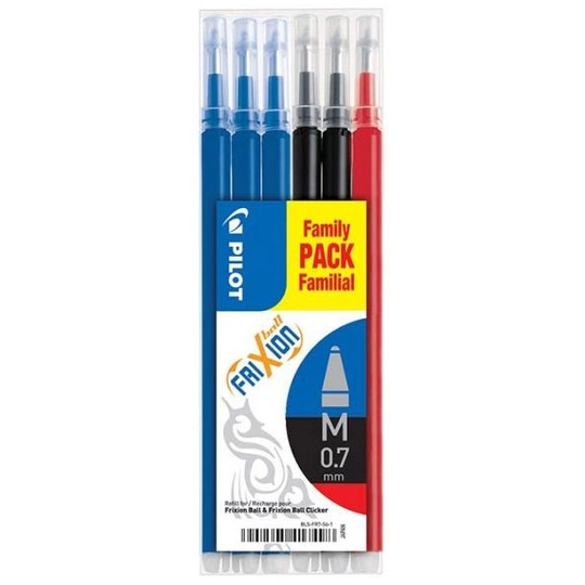 Pilot Patruuna/Refill FriXion 0.7 6 kpl Blue
