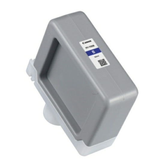 Canon PFI-1100 B Mustepatruuna sininen, 160 ml