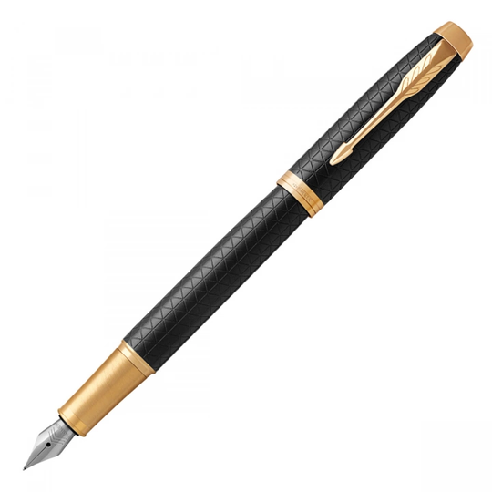 Parker IM Premium Black/Gold Täytekynä Medium