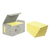 Post-it 100 % kierrätetty 127x76 mm, 6 kpl