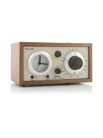 Tivoli audio model three bt walnut/beige