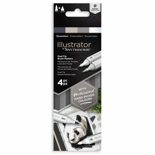 Spectrum Noir Illustrator Marker 4-setti Essentials